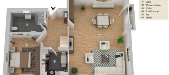 Dúplex de 3 habitaciónes en Rhein-Lahn, Germany No. 315861 16