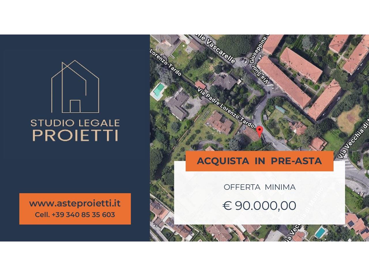 3 غرف نوم شقة في Grottaferrata, Italy رقم 296286
