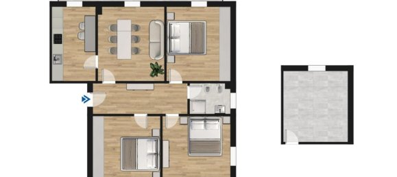 4 Schlafzimmer Wohnung in Bologna, Italy, Nr. 321816 2