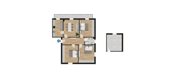 4 Schlafzimmer Wohnung in Bologna, Italy, Nr. 321816 3