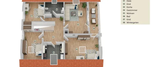 Таунхаус с 9 комнатами в Hildesheim, Германия № 366590 23