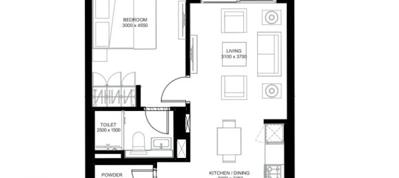 1 bedroom Apartment in Mohammed Bin Rashid City, UAE No. 2977 9