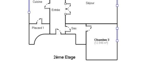 3 Schlafzimmer Wohnung in Amiens, France, Nr. 161083 12
