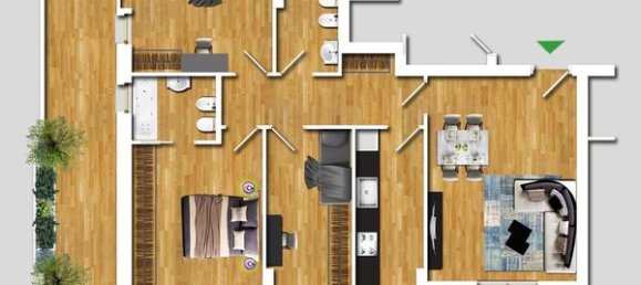 4 rooms Apartment in Rome, Italy No. 114681 43