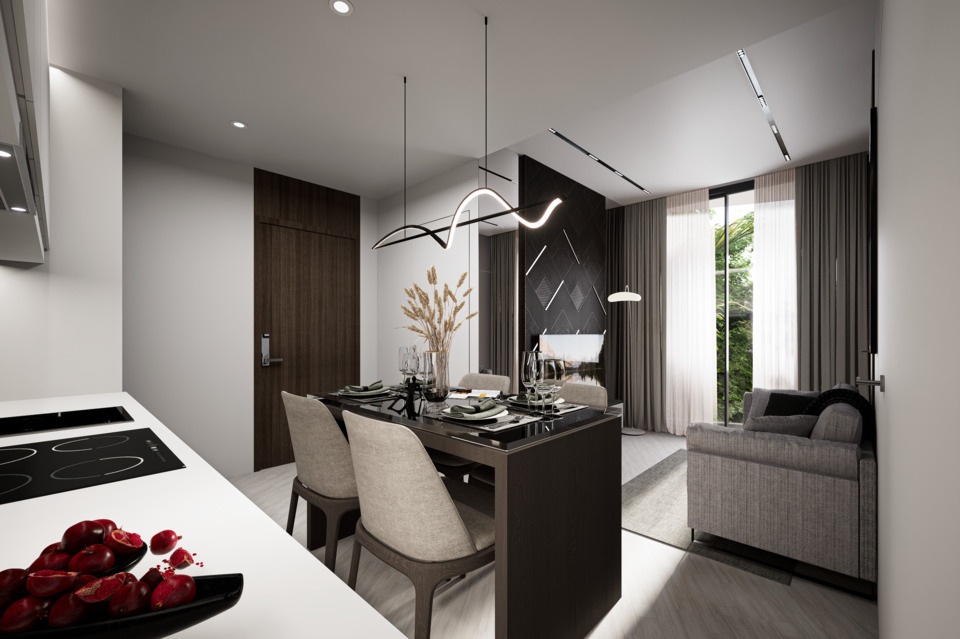 3-salle Appartement à Pattaya, Thailand No. 74960