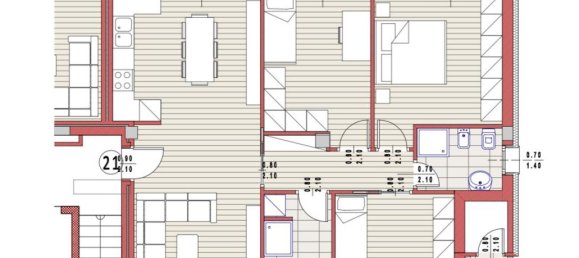 4غرفة شقة في Piacenza, Italy رقم 196345 9