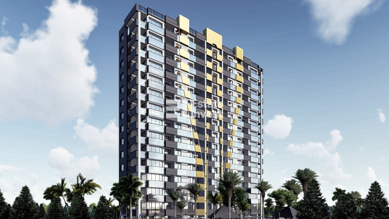 Квартира 1+1 в Мерсин, Турция № 32129