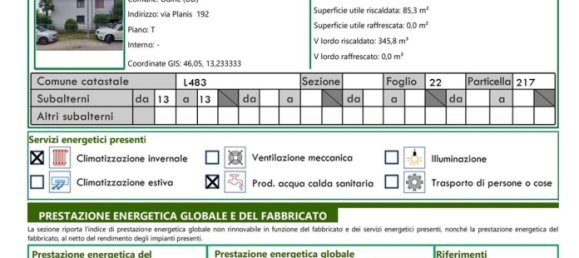 Квартира с 4 комнатами в Удине, Италия № 284432 35