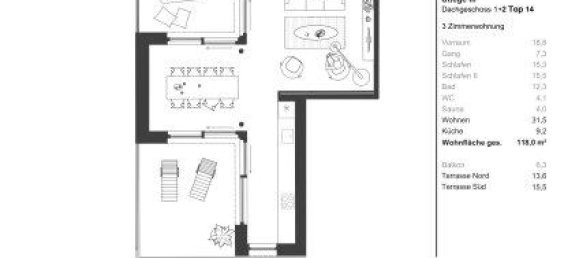 3 rooms Apartment in Vienna, Austria No. 141526 14