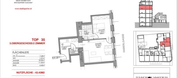 2 rooms Apartment in Ottakring, Austria No. 211747 29