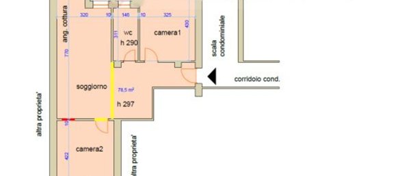 Apartamento de 3 divisões em Turin, Italy N.º 291955 18