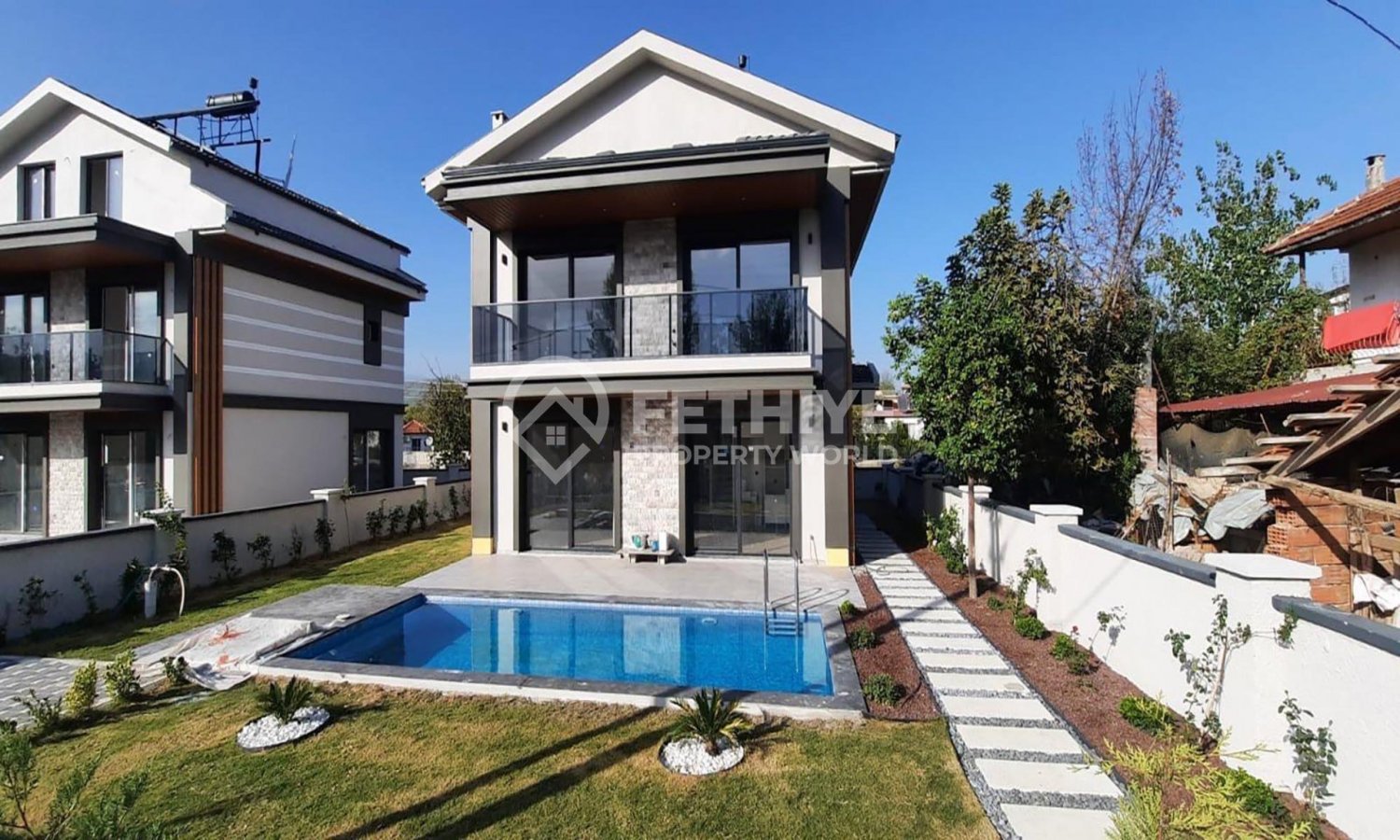 Villa 4+1 em Fethiye, Turkey N.º 23475