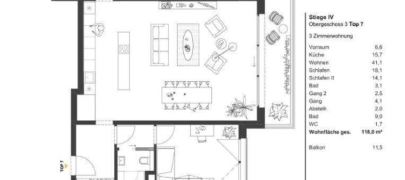 3-Zimmer Penthouse in Wien, Austria, Nr. 253478 16