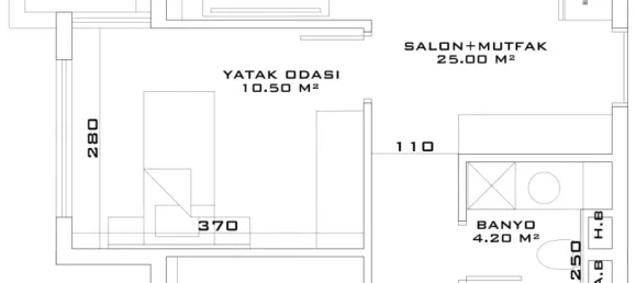 Appartement 2+1 à Aksu, Turkey No. 32833 26
