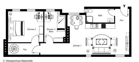 2 bedrooms Duplex in Neukolln, Germany No. 291363 17