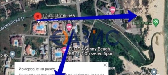 Квартира с 3 спальнями в Свети-Влас, Болгария № 210 58