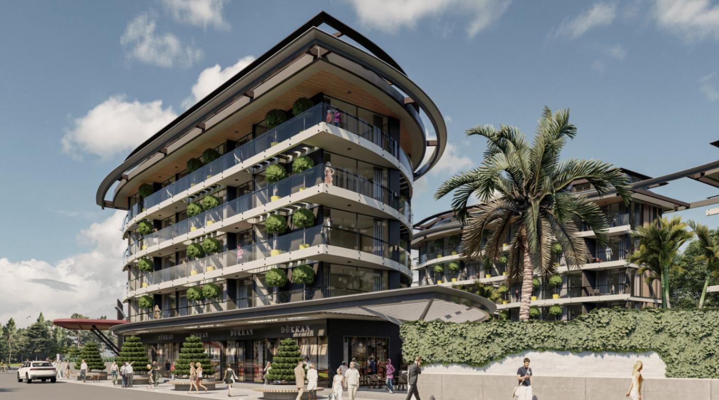 Apartamento de 1+1 en Oba, Turkey No. 17407