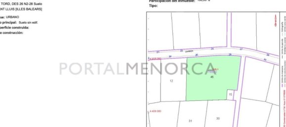 Terrain à Menorca, Spain No. 156920 3