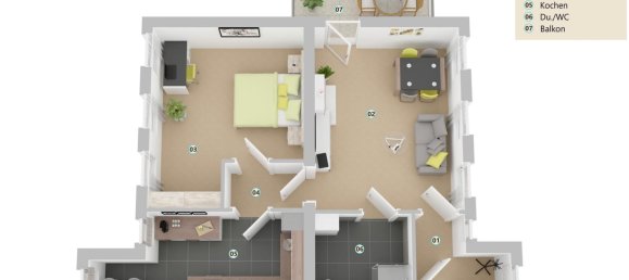 Apartamento T1 em Gera, Germany N.º 53162 11