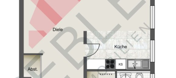 1 Schlafzimmer Wohnung in Hagen, Germany, Nr. 45835 4