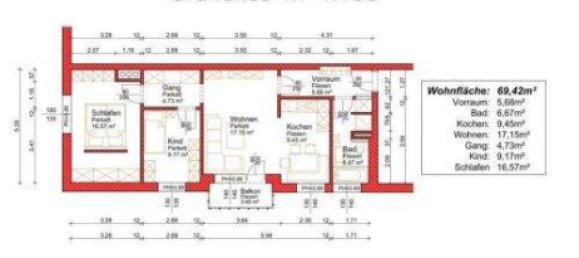 3-salle Appartement à St. Georgen an der Gusen, Austria No. 145842 20