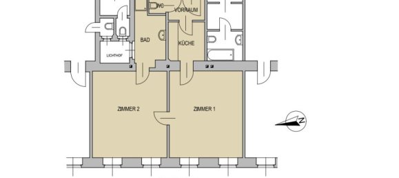 Квартира с 2 комнатами в Йозефштадт, Австрия № 122470 14