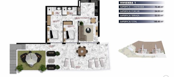 Apartamento de 2 dormitorios en Finestrat, Spain No. 10587 12