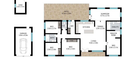 4 غرف نوم منزل في Sawtell, Australia رقم 319 23