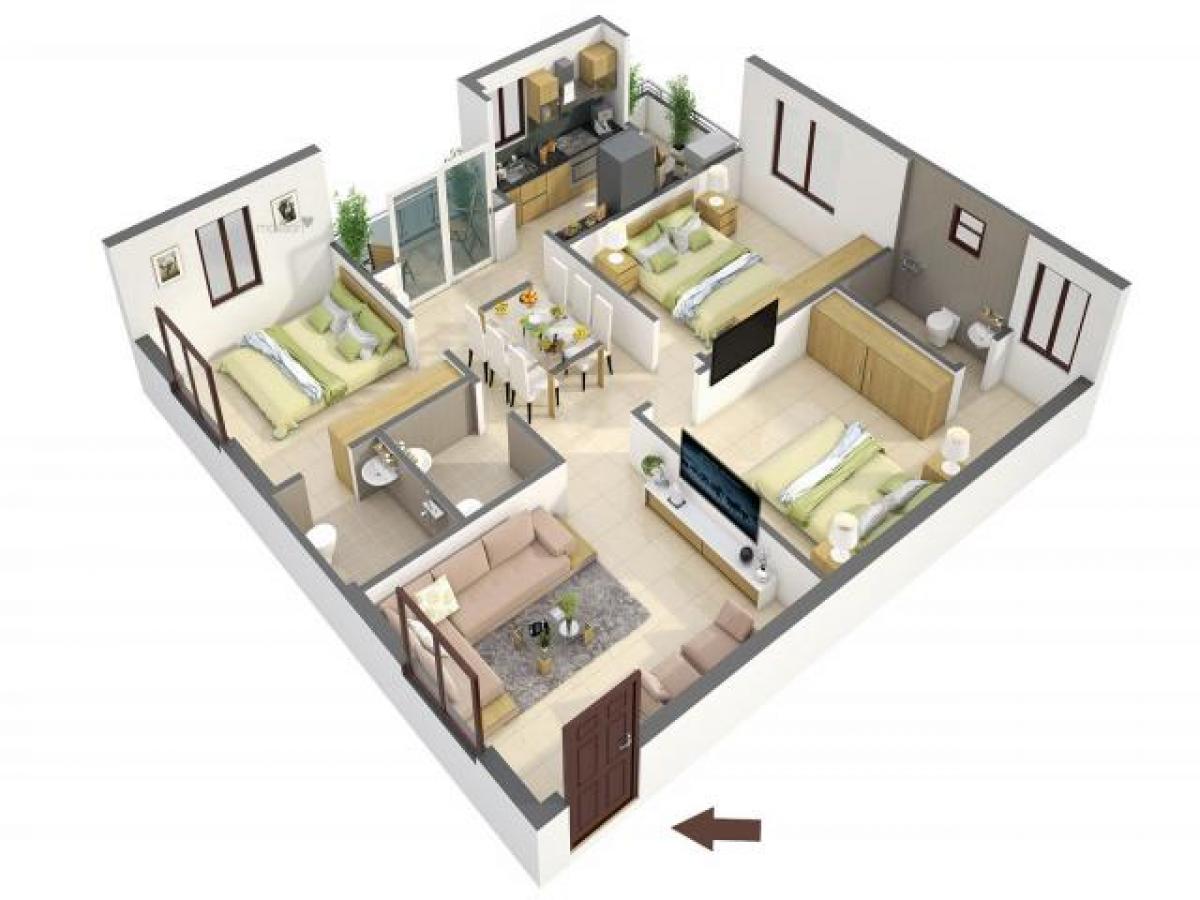 3 Schlafzimmer Haus in Vijayawada, India, Nr. 9151