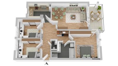 4-salle Appartement à Heidenheim, Germany No. 70834