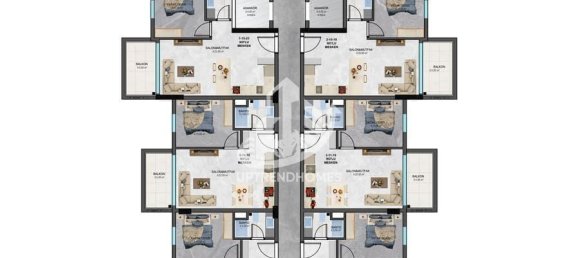 Apartment 1+1 in Konakli, Turkey No. 8418 19