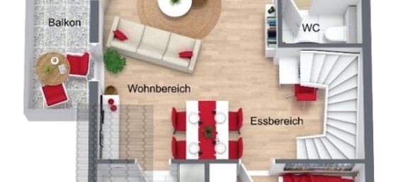 2 غرف نوم منزل ذو طابقين في Mannheim, Germany رقم 83057 33