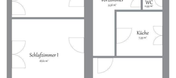 Квартира с 3 комнатами в Маргаретен, Австрия № 127763 14