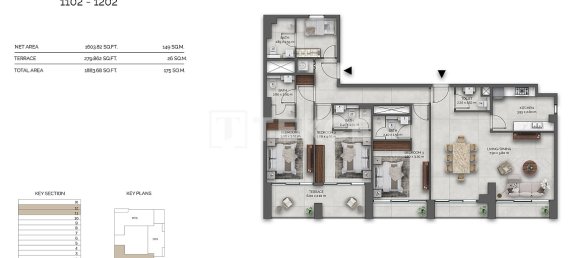 3 bedrooms Apartment for sale in Dubai, UAE № 210130 27