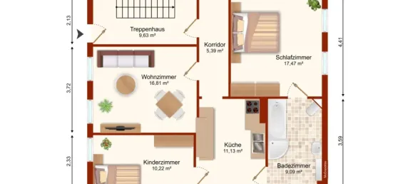Adosado de 3 dormitorios en Borde, Germany No. 184777 15