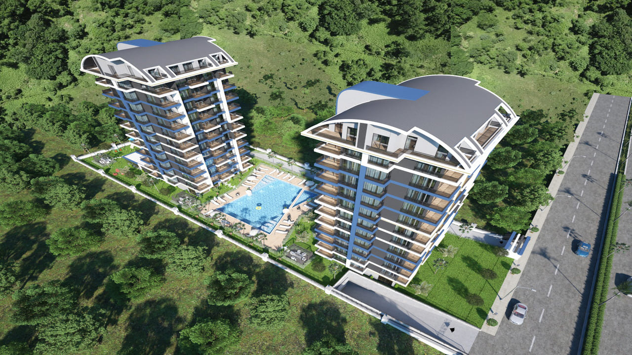 Apartment 2+1 in Twin Towers 4, Mahmutlar, Turkey No. 35051