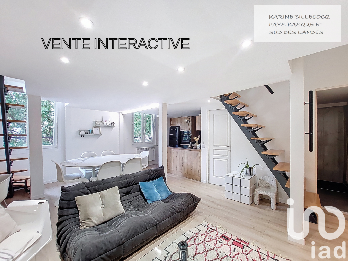 2 غرف نوم منزل ذو طابقين في Bayonne, France رقم 322356