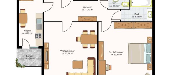 2 rooms Apartment in Modling, Austria No. 158773 9