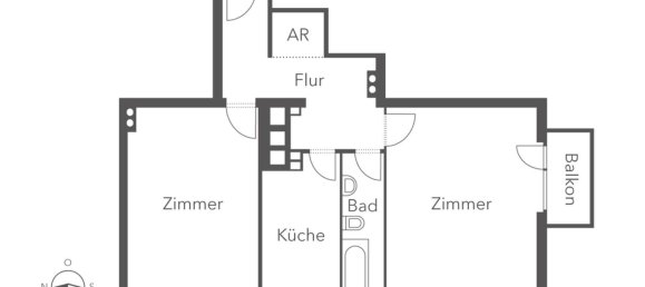 1 chambre Appartement à Kreuzberg, Germany No. 48670 14