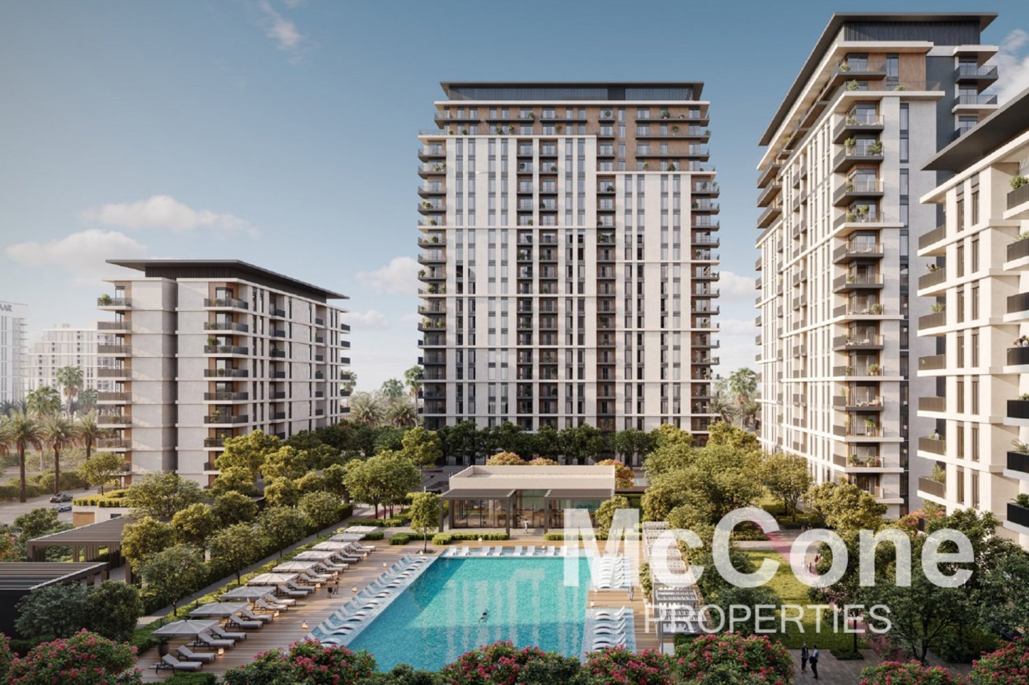 Квартира с 2 спальнями в Дубай Хилс Эстейт, ОАЭ № 36143