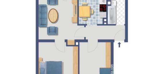 3 rooms Apartment in Bochum, Germany No. 6535 2