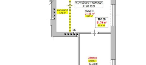 2 rooms Apartment in Meidling, Austria No. 128462 21