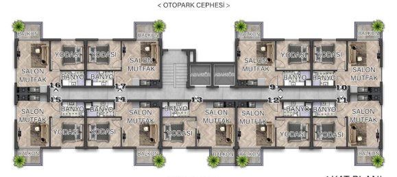 Apartamento 1+1 em Gazipasa, Turkey N.º 31264 17