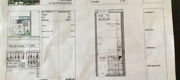 Apartamento de 1 dormitorio en Strasbourg, France No. 336729 2