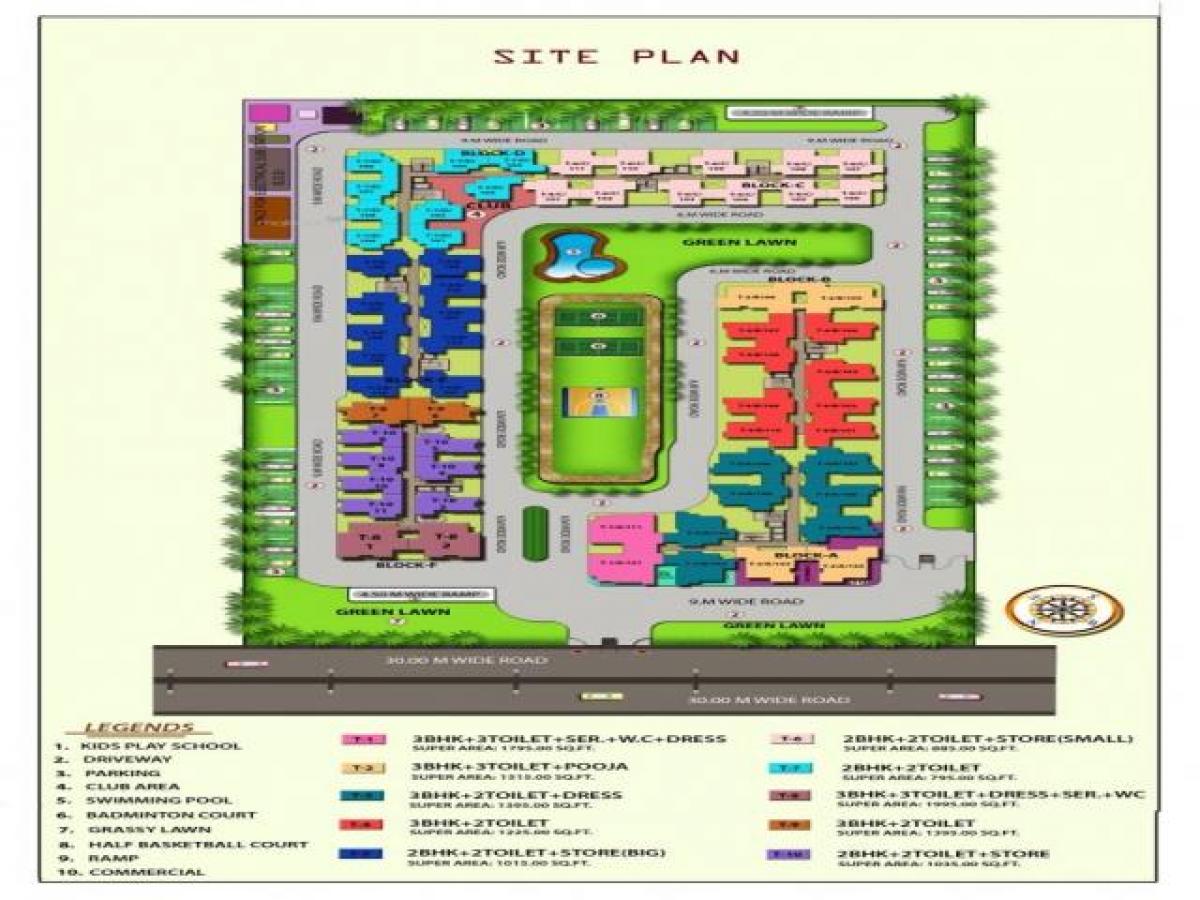 2 bedrooms House in Ghaziabad, India No. 62673