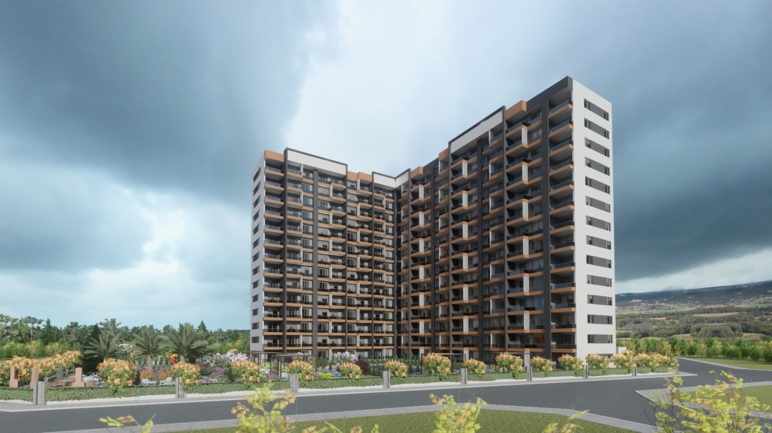 Квартира 2+1 в Мерсин, Турция № 31852