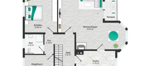 4 Schlafzimmer Stadthaus in Limburg-Weilburg, Germany, Nr. 322350 33