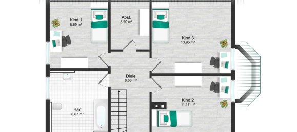 4 Schlafzimmer Stadthaus in Limburg-Weilburg, Germany, Nr. 322350 34