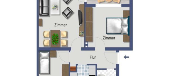 3 rooms Apartment in Bonn, Germany No. 7762 4