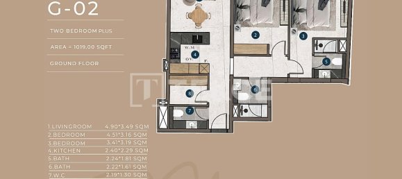 2 dormitorios apartamento en venta en Jumeirah Village Circle, Dubai, UAE № 123910 14